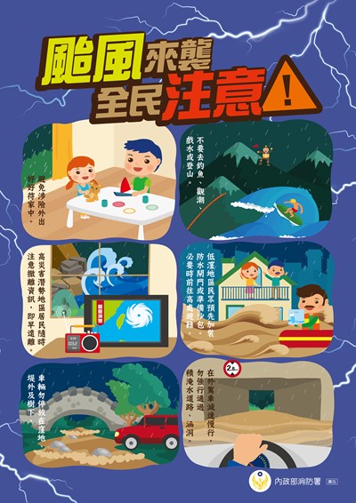 颱風來襲，全民注意！7月-1