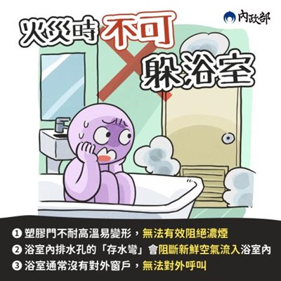 火災應變 不可躲浴室114年5月-1