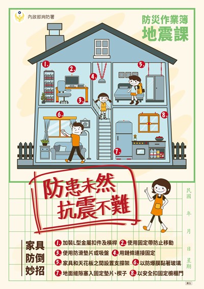 防患未然抗震不難114年9月