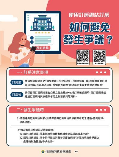 使用訂房網站訂房+如何避免發生爭議